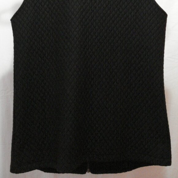 Women's Casual Zip Up Vest Jacket. Black. - Picture 6 of 7